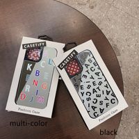 Wholesale Cosmetic Makeup Mirror Printed Letter Back Cover Sturdy Stylish Kiss Shell for iPhone Mini Pro Max XR XS s Plus