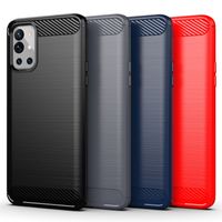 Wholesale Carbon Fiber Cases Oneplus T T T T Pro Case Soft TPU Gel Skin Back Silicon Phone Cover