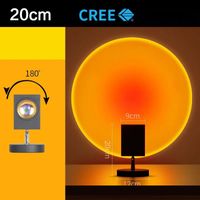 Wholesale Sunset lamp sun does not set projection lamp net celebrity live photo background atmosphere manufacturers spot