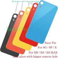 Wholesale Big hole Battery Cover Rear Door Chassis Back Housing cover Glass Replacement For iphone G Plus X XR XS XS MAX phone repair lcd refurbish