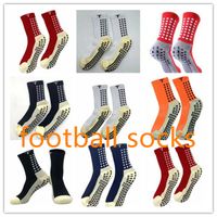 Wholesale mix order sales football socks non slip football Trusox socks men s soccer socks quality cotton Calcetines with Trusox