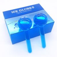 Wholesale Ice Hockey Energy Beauty Masks Crystal Ball Facial Cooling Globes Water Wave For Face Eye massage Skin Care Tool a05