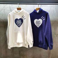 Wholesale Men s and women s heart shaped hooded sweatshirts large size sportswear polar lining humanized manual design high quality no