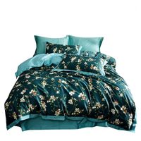 Wholesale 4 piece nordic duvet cover set egyptian cotton bedding sheets queen king size linens s sateen jogo de cama double bed1
