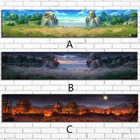 Wholesale 1 Piece NARUTO Final Valley Landscape Anime Poster Game Art Canvas Paintings for Home Decor1