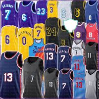 Wholesale Russell Westbrook Kevin Kyrie Durant Irving Basketball Jersey Harden Carmelo Anthony Davis Biggie Space Jam th mens Jerseys