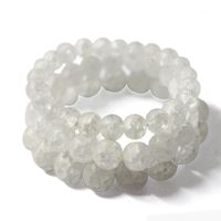 Wholesale Beaded Strands Crackle Bracelet For Women DIY Natural Quartz Crystal Beads Charm Pulseras Jewelry Wholesale1