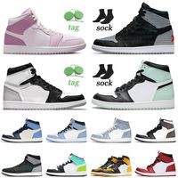 Wholesale Jumpman s Basketball Shoes Men Women High Element Black Particle Grey Valentines Day OG NRG Igloo UNC Patent Chicago Sneakers Sports Trainers Size