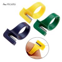 Wholesale Sewing Notions Tools ABS Finger Knife Ring Thimble Thread Cutter Accessories Handcraft DIY Tool Gift High Quality