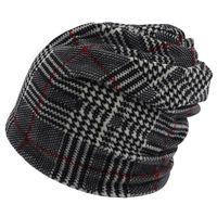 Wholesale Beanie Skull Caps Warm Winter Beanie Hat For Man Turtleneck Plaid Print Tactical Fleece Watch Cap Black One Size Skull Beanies