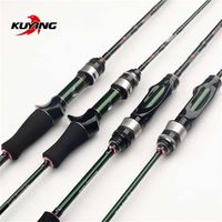 Wholesale KUYING Teton m quot m quot Carbon Spinning Casting Stream Fast Speed Action Soft Lure Fishing Rod Pole Stick Cane