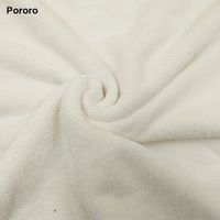Wholesale pororo white color super absorbent microfiber fabric for reusable baby cloth diaper