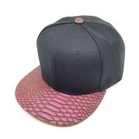 Wholesale Cap Custom Chef And Blank Making Machine Embroidered Leather Strap Buckl Snap Back Plain Snapback Hat
