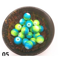 Wholesale mm Three Color Glass Beads Loose Spacer Beads Painted Charm For Jewellery Making Diy Bracelet qylihx