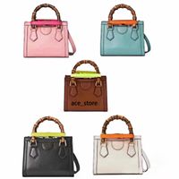 Wholesale Top quality Diana Bamboo tote bag designers handbag Genuine leather Shoulder Bags womens Purse Fashion pochette