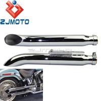 Wholesale Motorcycle Exhaust System x Slash Cut Ideal For Custom Motorcycles DB killer Pipe quot quot quot quot Cafe Racer Bobber Mufflers