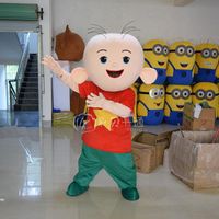 Wholesale Mascot Costumes Tutu Boy Mascot Costume Big Ears Tutu Cute Baby Boy Mascot Costume Cartoon Costume for Halloween Party Event