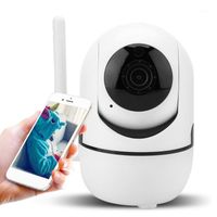 Wholesale Cameras Drop IP Camera WiFi Surveillance Wireless Intelligent Automatic Tracking IR Night Vision EU US UK Plug1