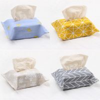 Wholesale Magic Sticking Tissue Boxes Cotton And Linen Paper Towel Bag Originality Opp Packing Napkin Boxes Popular Reusable bj J1
