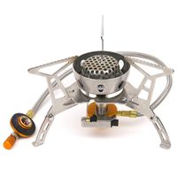 Wholesale outdoor Windproof Burner Ordinary outdoor environment Energy saving Gas stove Picnic Portable Kitchen stoves