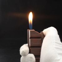 Wholesale Creative Chocolate Lighter Butane Gas Lighters Refill Cigar Cigarette Lighters Outdoor Smoking Accessories Gadgets For Men