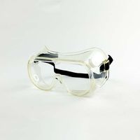 Wholesale Mask glasses double sided anti fog reusable goggles with holes transparent anti fog to protect the eyes from splashes pairs box