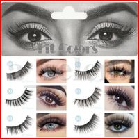 Wholesale Fit Colors D Mink Eyelashes Natural False Eyelashes Lashes Soft Fake Eyelashes Extension Makeup Cruelty Free Mink Lashes D Series