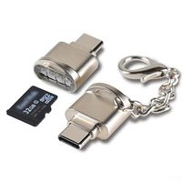 Wholesale Portable Mini USB Type C Memory Card Reader USB C TF Micro SD Microsd OTG Adapter for Laptop Cell Phone KDJK2201