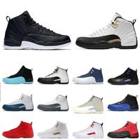 Wholesale Mens OG Basketball Shoes Utility Royalty Black OVO Reverse Flu Game Jumpman s University Gold Dark Concord Taxi Playoff French Blue Indigo sports Cotton Fabric