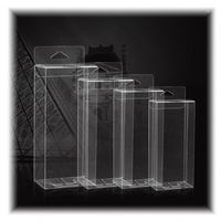 Wholesale Gift Wrap Hook Transparent PVC Phone Case Clear Plastic Boxes Storage Jewelry Box Wedding Birthday Party For Packing Box1