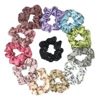 Wholesale 50 Hot Sale Colors Pink Eyelash Scrunchies Stock Hair Scrunchies Stretchy Girls Ponytail Holder Elastic Band Hair Accessories