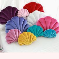 Wholesale Sea Shell Simulation Seat Cushion Children s Plush Doll Birthday Gift Back Sofa Chair Decoration Couch Pad