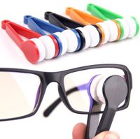 Wholesale Mini Sun Glasses Eyeglass Microfiber Brush Sun Glasses Glass Cleaner Cleaning Spectacles Tool Clean Brush Cheap