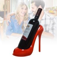 Wholesale New Hot High Heel Wine Rack Bottle Holder Shoe Home Table Kitchen Decor Gifts SMD661