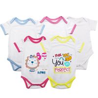 Wholesale DIY Blank Sublimation Infants Romper Shorts Thermal Heat Transfer Baby Jumpsuit Bodysuit Boys Girls One piece Pants Toddler Outfits F102205
