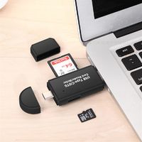 Wholesale Multi USB2 TYPE C Micro USB OTG with SD TF Card Reader in for Computer MacBook Tablet a28
