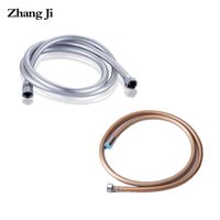 Wholesale Zhangji PVC Shower Hose Meters Explosion proof layer Thickened Flexible Water Pipe Shower Accessories Super High Quality