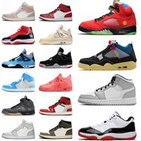 Wholesale 2022 with box original casual shoes mid s mens womens off jumpman low trainers sports sneakers size