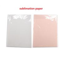 Wholesale 100 sheets A4 Sublimation Heat Transfer Paper for Polyester T Shirt Cushion Fabrics Cloth Phone Case Printing Design Transfer Papers