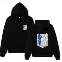 Wholesale Attack the Animation Giant Japanese Titan Wings of Freedom Printed Men s Women s Hoodie and Sweater