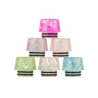 Wholesale Epoxy Resin Drip Tip Mito Thread Mushroom Wide Bore Mouthpiece High Quality with Acrylic packaging DHL Free