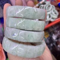 Wholesale Beaded Strands Natural Myanmar Jades Jadeites Stone Beads Bracelet Gem Jewelry Bangle For Woman Gift