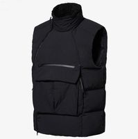 Wholesale New Just Mens Down Vest Fashion Vest Winter Jacket Coat with Letters High Quality Outdoor Streetwear Clothing Asian size L XL