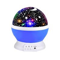 Wholesale 360 Degree Romantic Room Rotating Universe Star Projector Light Starry Sky Moon Night Projector Child Bedroom Lamp Christmas