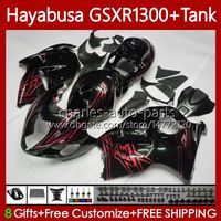 Wholesale 1300CC Hayabusa For SUZUKI GSX R1300 GSXR GSXR CC No GSXR1300 GSX R1300 Fairing gloss red black