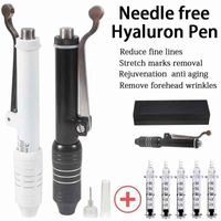 Wholesale 0 Black White Hyaluron Pen Atomizer Mesotherapy Gun for Anti Wrinkle Skin Rejuvenation Lip Lifting Print Logo Lip Injection
