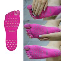 Wholesale New Silicone Unisex Beach Foot Patch Pads Insoles men Comfortable Waterproof Invisible Anti skid Shoes Mats women Foot Pads Patch EEF3905