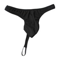 Wholesale Sexy Men Bikini Thong G string Swim Shorts Black one size1