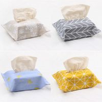 Wholesale Magic Sticking Tissue Boxes Cotton And Linen Paper Towel Bag Originality Opp Packing Napkin Boxes Popular Reusable bj J1