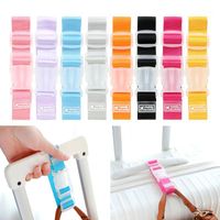 Wholesale Carrying Clip Adjustable Anti lost Luggage Bag Straps Lock Hooks Travel Suitcase Straps Buckle Baggage Tie Down Belt1